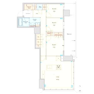 RJR堺筋本町タワーの間取り図