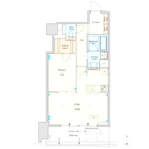 RJR堺筋本町タワーの間取り図