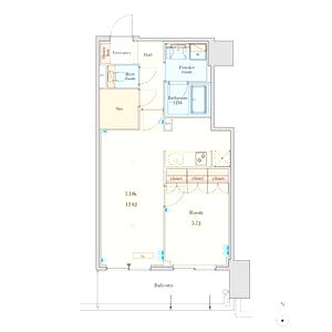 RJR堺筋本町タワーの間取り図