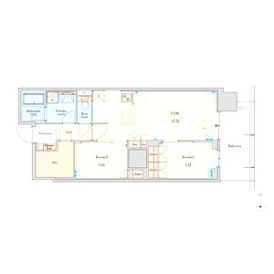 RJR堺筋本町タワーの間取り図