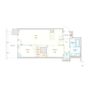 RJR堺筋本町タワーの間取り図