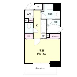 レジディア神戸元町の間取り図