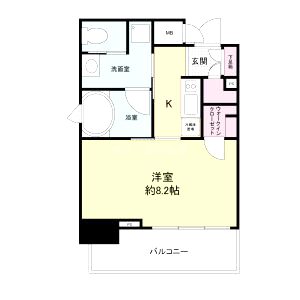 レジディア神戸元町の間取り図