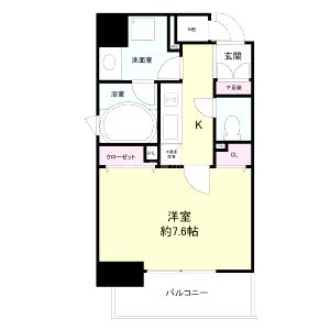 レジディア神戸元町の間取り図