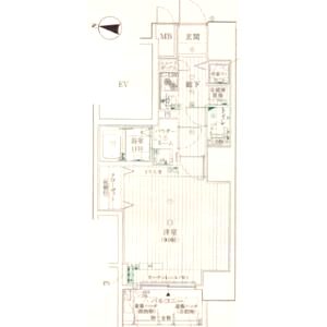 アドバンス心斎橋グランガーデンの間取り図