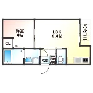 ARISTO出屋敷の間取り図