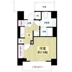 ドゥーエ玉造の間取り図