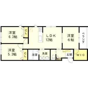 LIVE SQUARE 都島の間取り図