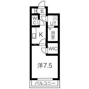 エスプレイスOSAKAベイシティの間取り図
