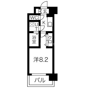 エスプレイスOSAKAベイシティの間取り図