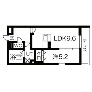 グレイスコート神戸永手町の間取り図