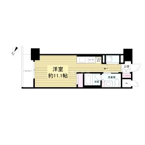 レジディア神戸磯上の間取り図