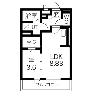 アイル京都宇治西の間取り図