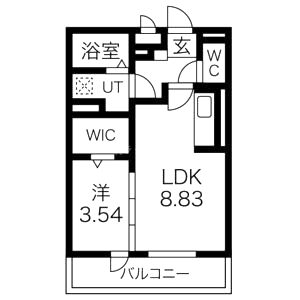 アイル京都宇治西の間取り図
