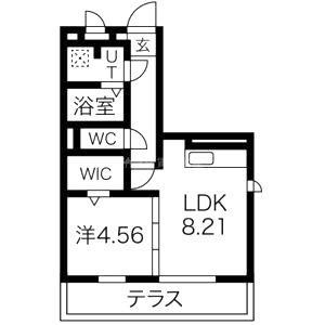 アイル京都宇治西の間取り図