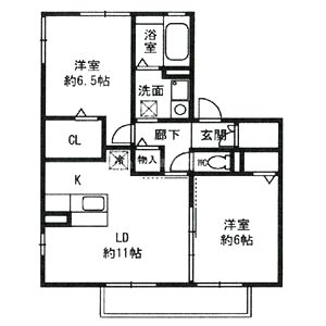 サニーコートMの間取り図