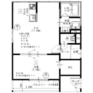ファインレジデンシア尼崎立花の間取り図