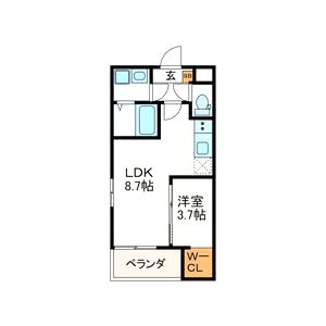MOVE吹田の間取り図
