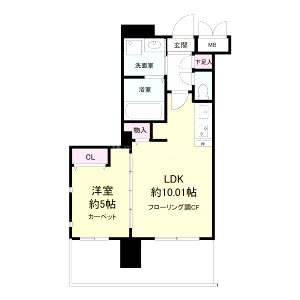 グランシス江坂の間取り図
