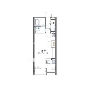 レオネクストKSPIRIT山桃の間取り図