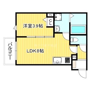 kit石橋阪大前の間取り図