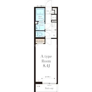 リブリ・サナップJR茨木の間取り図
