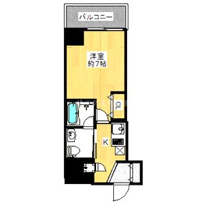 プリエールTAT江戸堀の間取り図