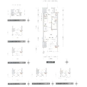プレサンス北浜パレスの間取り図