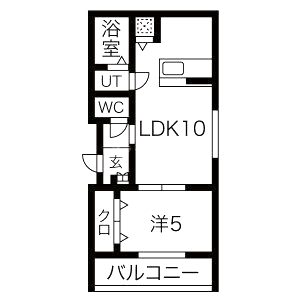 ヴィーブル高井田の間取り図