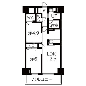 グランリベレ明石の間取り図