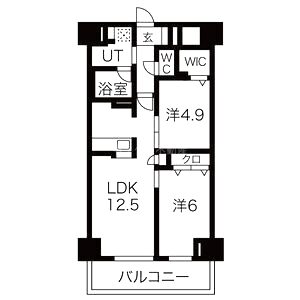 グランリベレ明石の間取り図