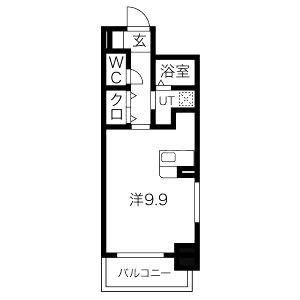 ジアコスモ神戸三宮の間取り図