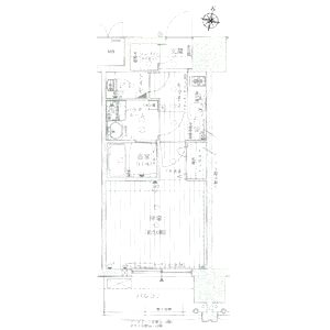 レジュールアッシュ京橋ファーストステージの間取り図
