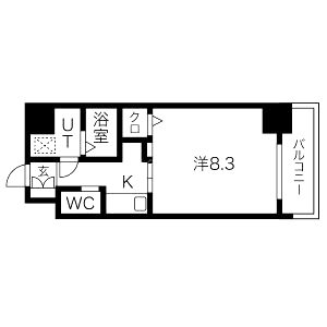 コスモ真田山の間取り図