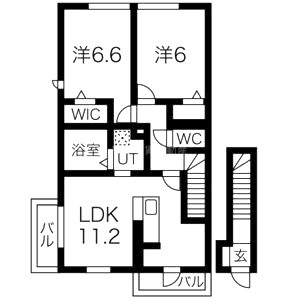 グランクレールの間取り図