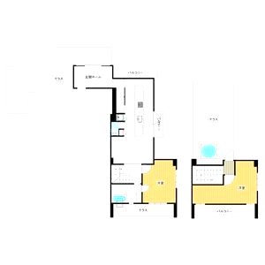 北堀江コレットの間取り図