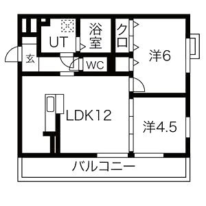 天使堂ビルの間取り図