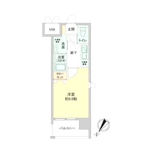 Live Flat Tsukamotoの間取り図
