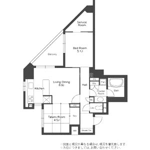ラ・ヴィータ日本橋の間取り図