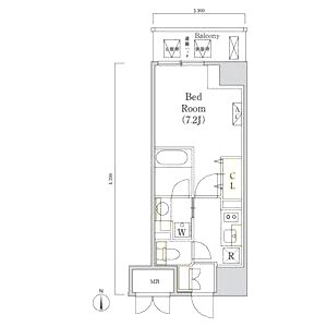 キャトル・ヴァレの間取り図