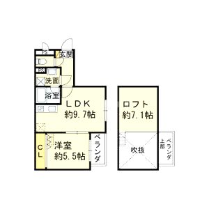 ノイヴェル大宮の間取り図