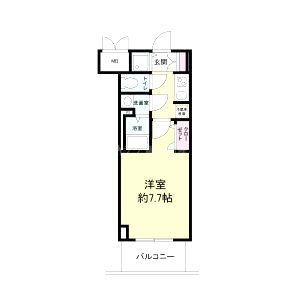 サムティ夕凪LUKSUSの間取り図