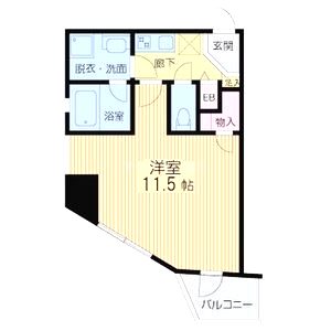 レジデンス本町(旧エコロジー立売堀レジデンス)の間取り図