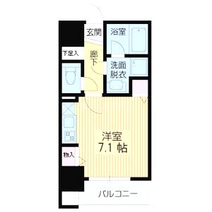レジデンス本町(旧エコロジー立売堀レジデンス)の間取り図