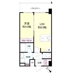 ベイサイドパークOSAKAノースレジデンシスの間取り図