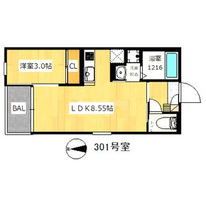REGALEST西宮北口の間取り図