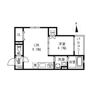 トップヒル森河内の間取り図