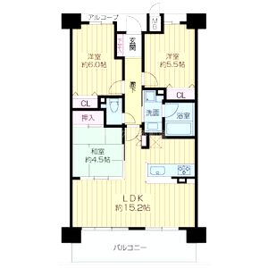 KDXレジデンス守口の間取り図