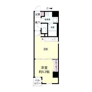 レジディア堺筋本町の間取り図
