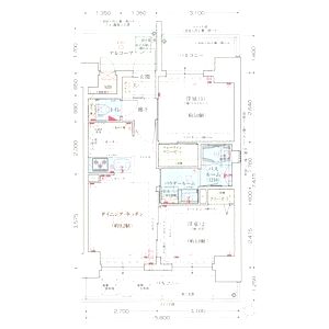 エステムコート難波WESTSIDEIIベイフレックスの間取り図
